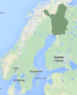 Här uppe i norra Finland ligger Lappi.