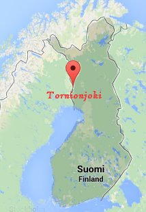 Här i Haparanda mynnar Torneälv ut efter sin långa vandring.