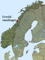 Here is Urvoldvassdraget, near Bindal.