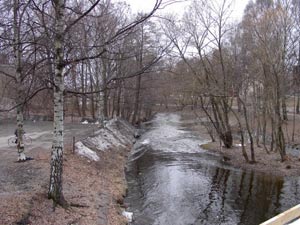 Foto:Vidar Lüders Bild från nedre sidan av övre foss