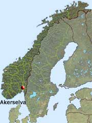 Här ligger Akerselva