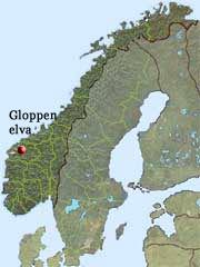 Här ligger Gloppenelva