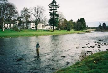 Bild från Banchory , river Dee. Foto: