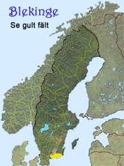 Landskapet Blekinge.