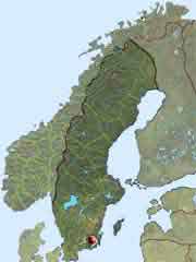 Here about 1 mil south of Kalmar, you'll find Hossmoån.