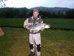 John Olav`s første laks 2004