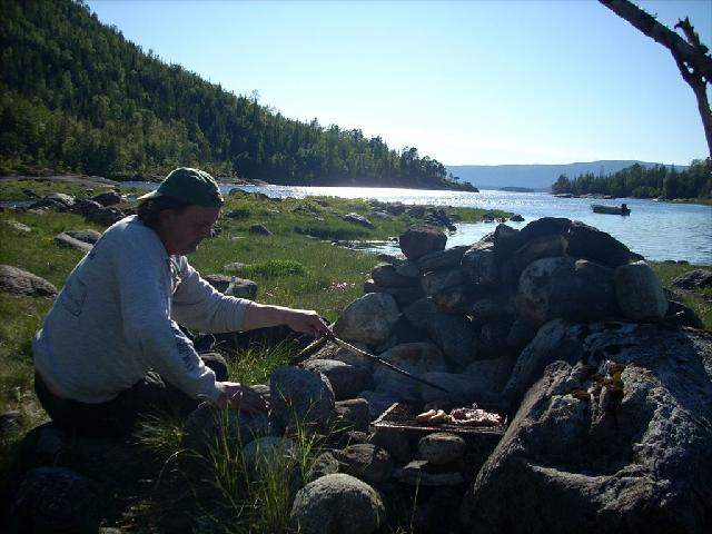Ved utløpet av Eide-elven