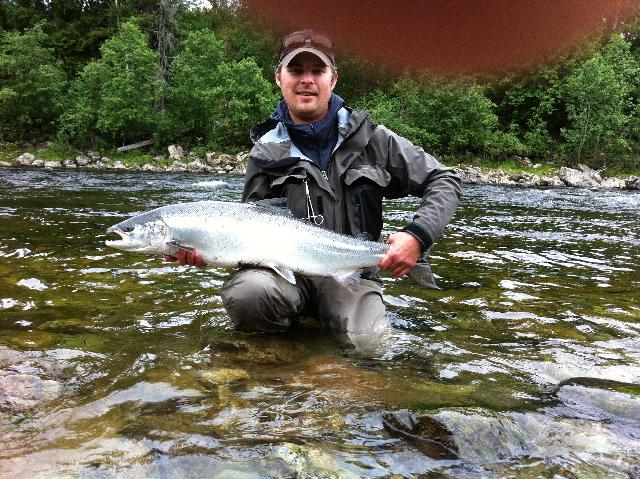 Orkla-Ola med 8.5kg silver från Loe, Orkla. Mer bild och info på: http://salmoniserad.se