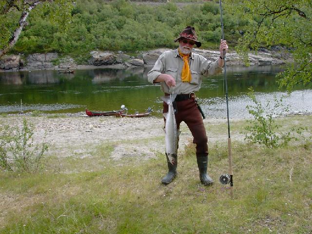 Tanalax 4,1 Kg Fluefanget af Ole Gamst Foto: H.C. Andersen