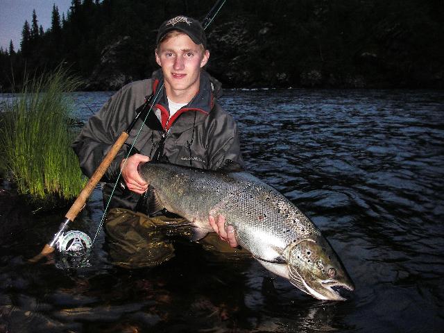 Lax 9,74kg tag av John Eriksson, Neitigården.