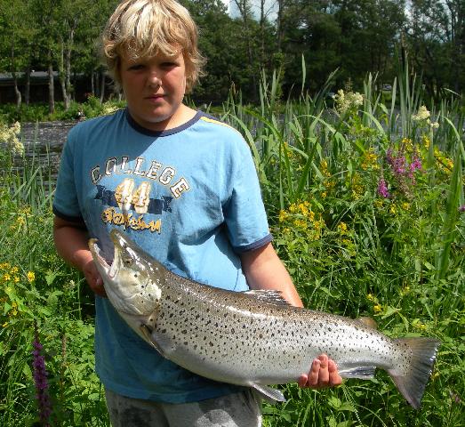2007-07-10 Ville Wendel Mörrum öring 5,36 kg pool 2