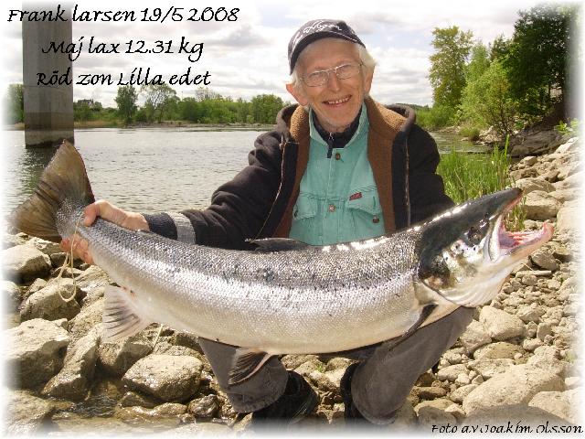 Frank (Silverräven) Larsen Tog den 19/5 en fin maj Larry på 12.32  kg.